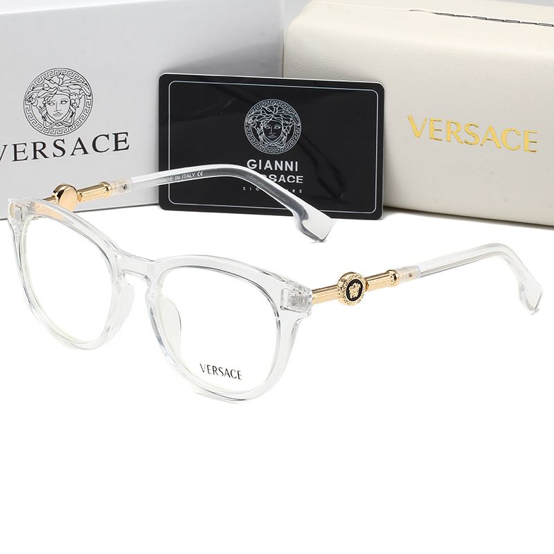 2026 Fashion Metal Emblem Glasses