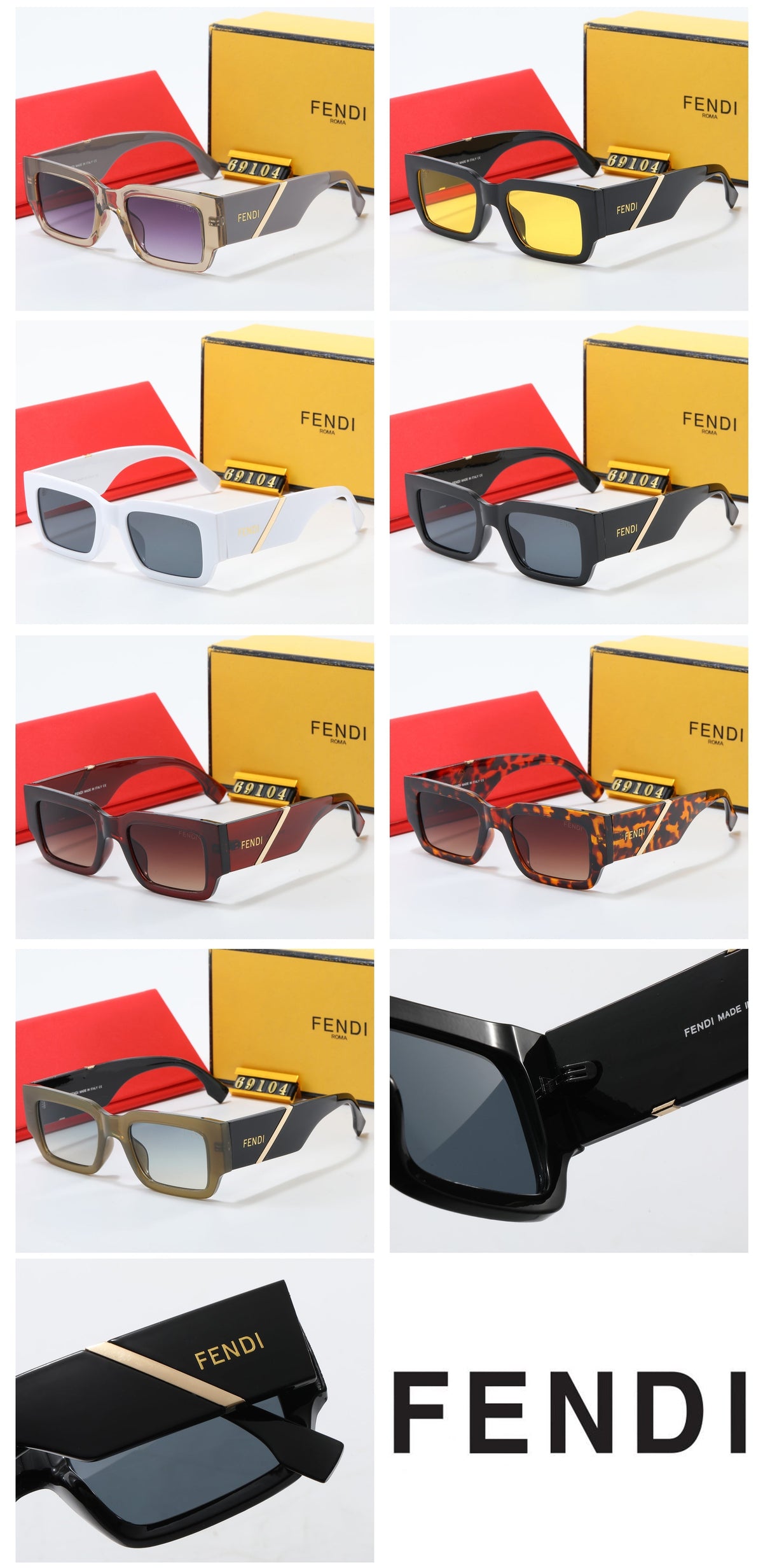 2026 7 colors Very beautiful new sunglasses 69104