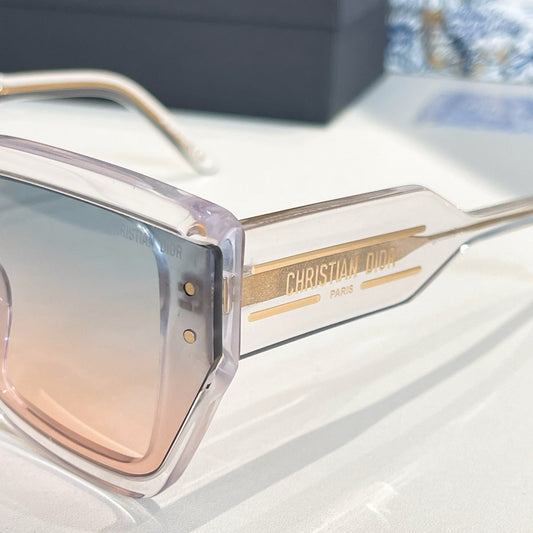 2026 New full frame transparent high value sunglasses
