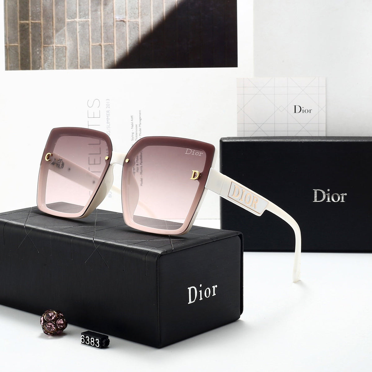 2026 5 colors fashionable thickened beautiful edge high definition gradient color ocean lens series