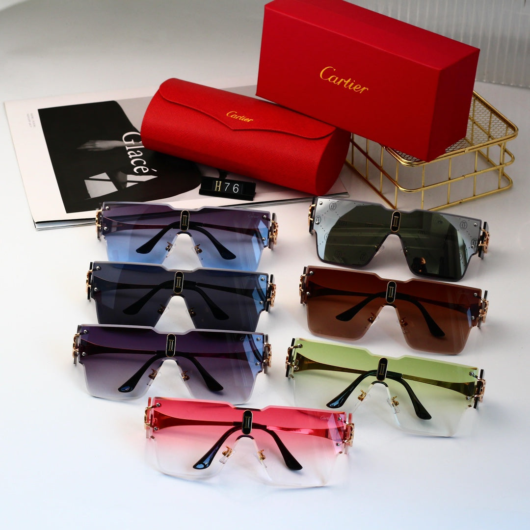 2024 Fashionable HD Frameless Sunglasses