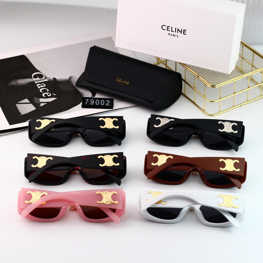 2026 Fashion Square Arc de Triomphe Metal Sunglasses