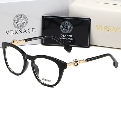 2026 Fashion Metal Emblem Glasses