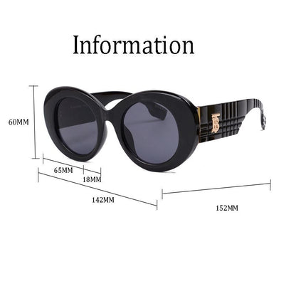 2026 Fashion Round Checkered Sunglasses