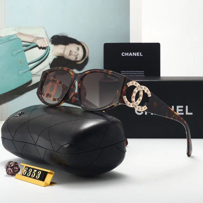 2026 Women's Pearl Metal Logo Sunglasses