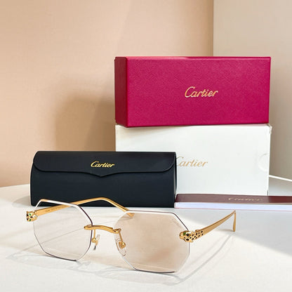 2026 Frameless two-tone sunglasses