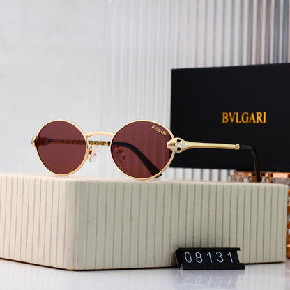 2026 New Full Frame Round Metal Sunglasses