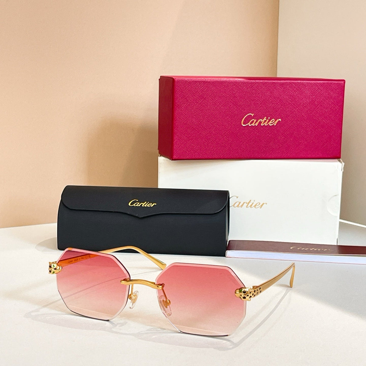 2026 Frameless two-tone sunglasses