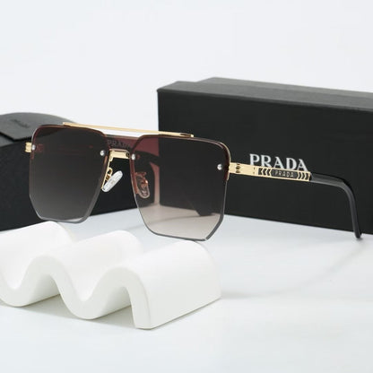 2026 New gradient frameless thin sunglasses