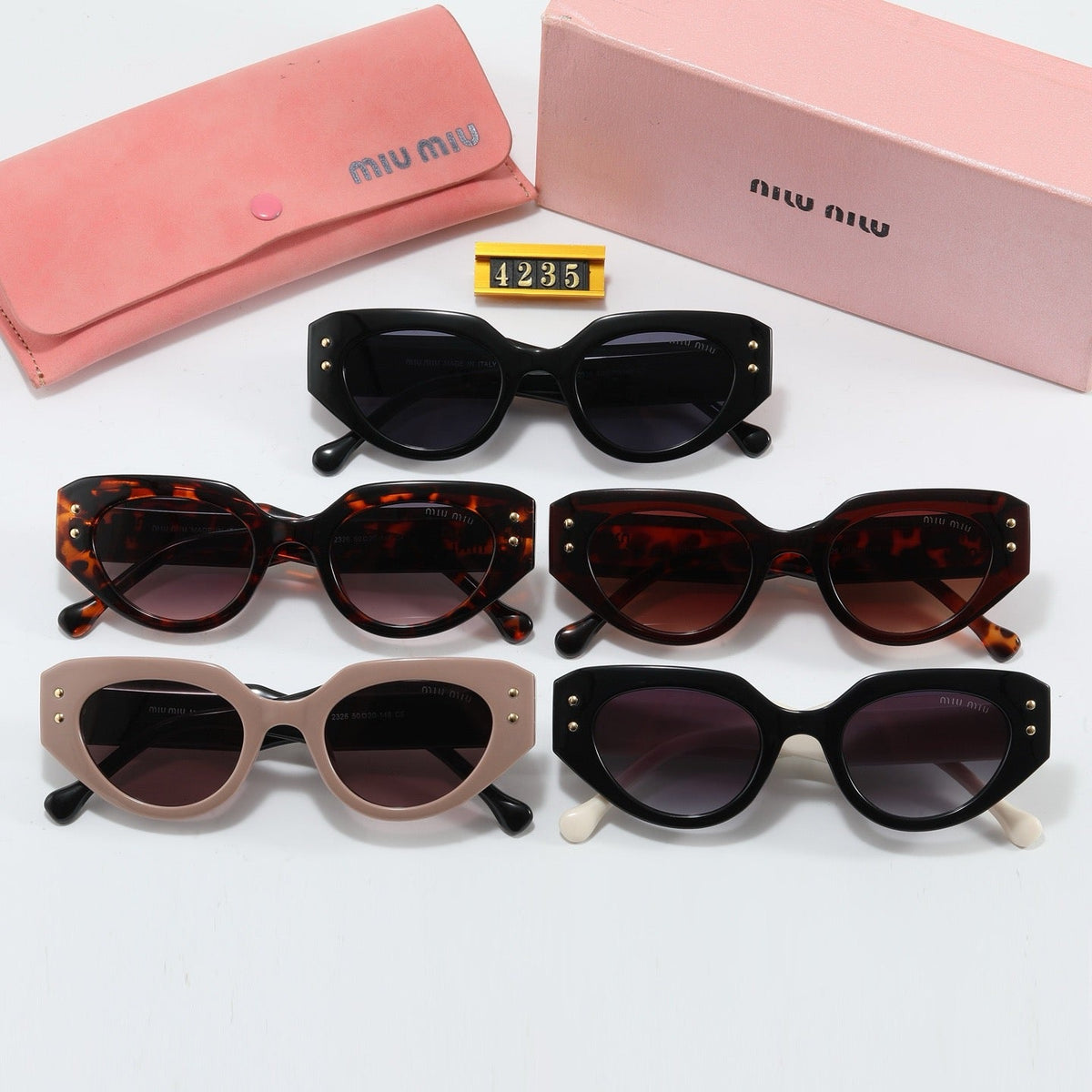 2026 5 colors fashion sunglasses  4235