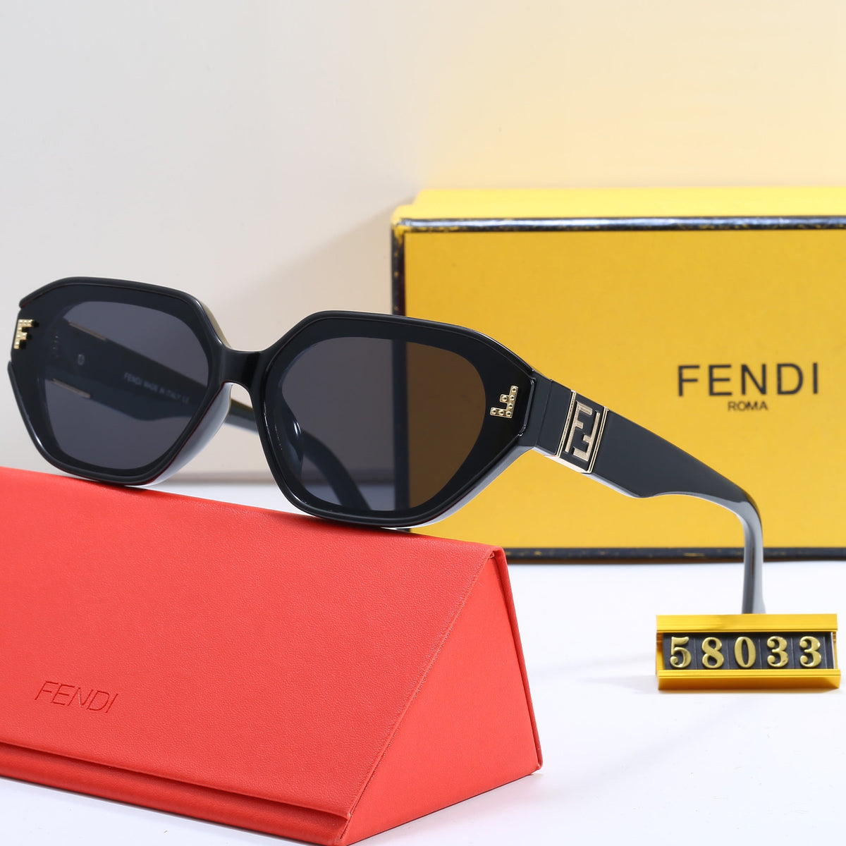 2026 Hexagonal Cat Eye Sunglasses 58033