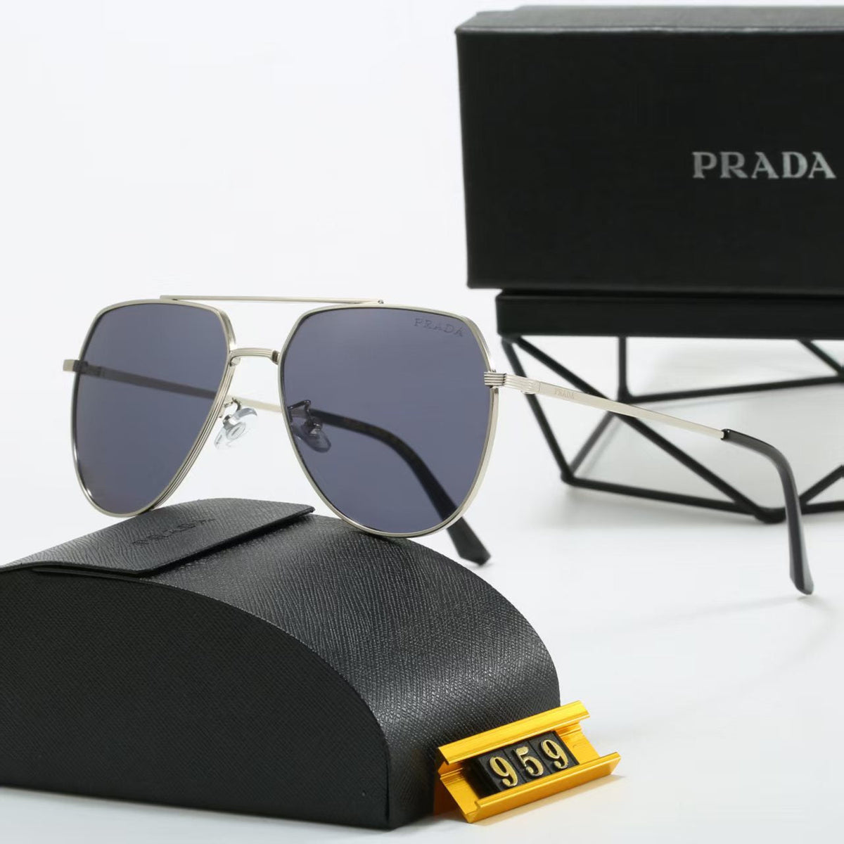 2026 Thin lens metal sunglasses 959