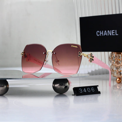 2026 New Half-Frame Metal Sunglasses
