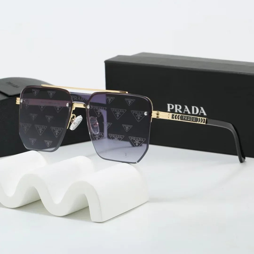 2026 New gradient frameless thin sunglasses