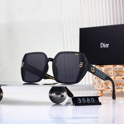 2026 Half Frame Square Gradient Sunglasses