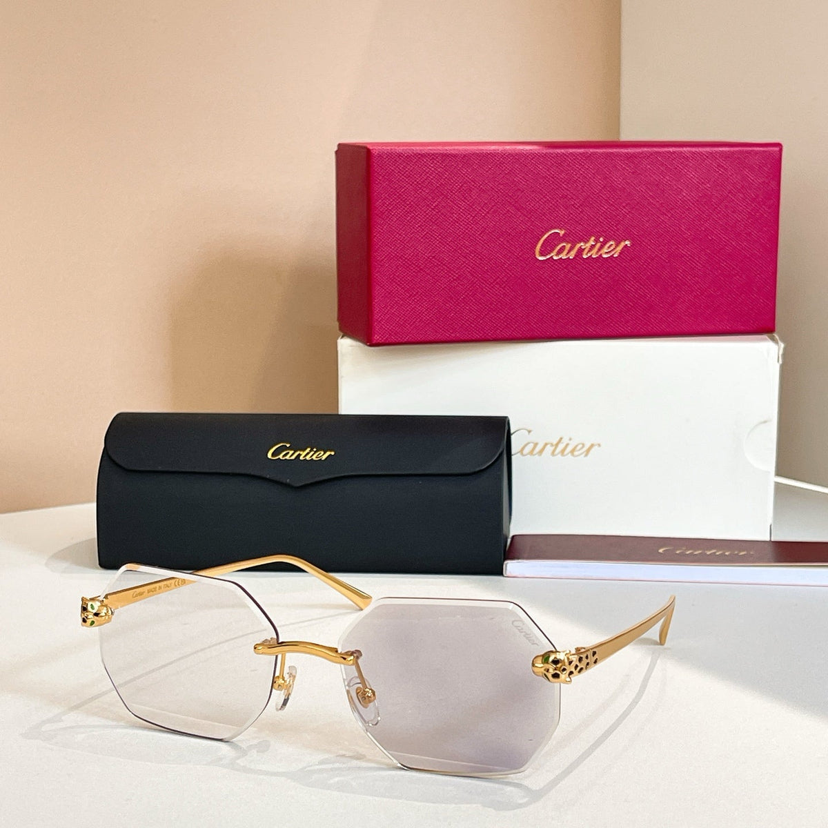 2026 Frameless two-tone sunglasses