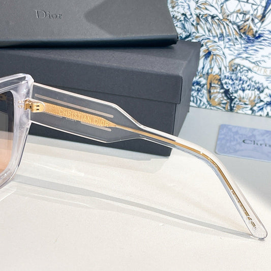 2026 New full frame transparent high value sunglasses