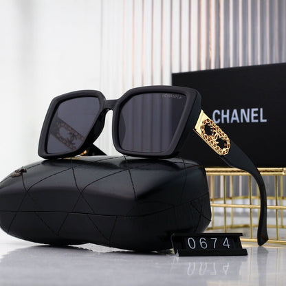 2026 Square full frame new sunglasses 0674