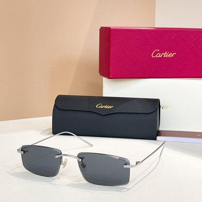 2026 New frameless square sunglasses