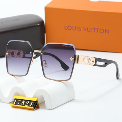 2026 6 Colors Fashion Square Frame Sunglasses 17521