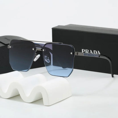 2026 New gradient frameless thin sunglasses