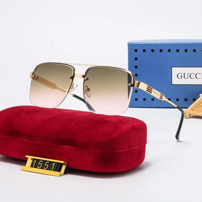 2026 Classic Square Metal Frame Sunglasses