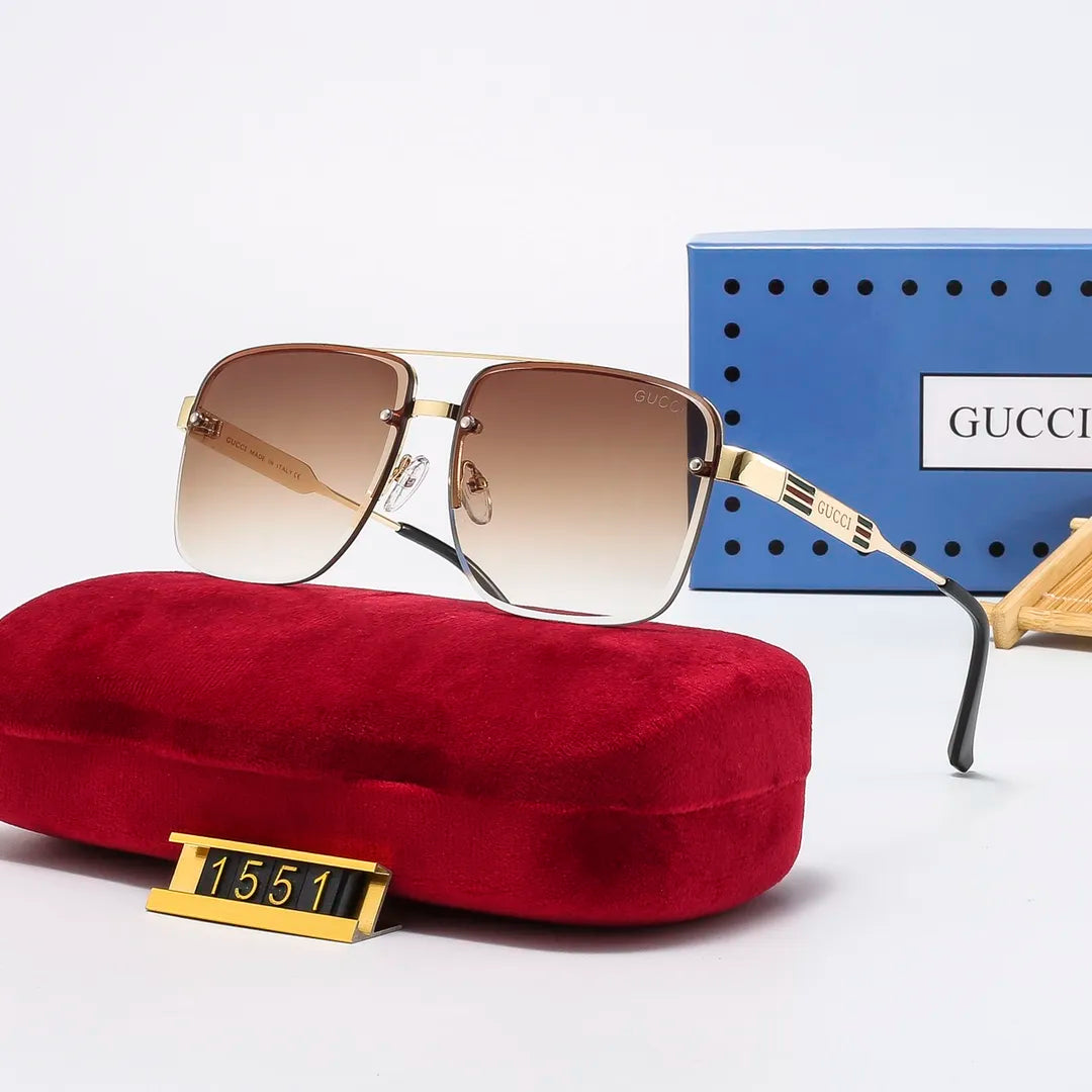 2026 Classic Square Metal Frame Sunglasses
