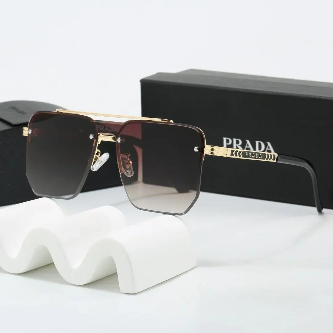 2026 New gradient frameless thin sunglasses