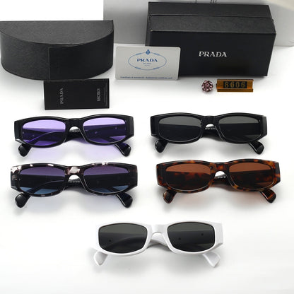 2026 5 colors thin frame sunglasses  8606
