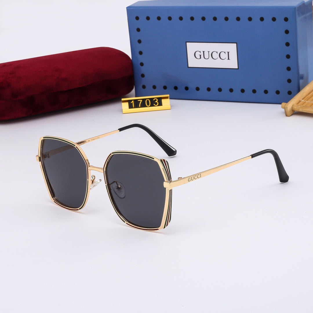 2026 4-color trendy plain sunglasses   1703