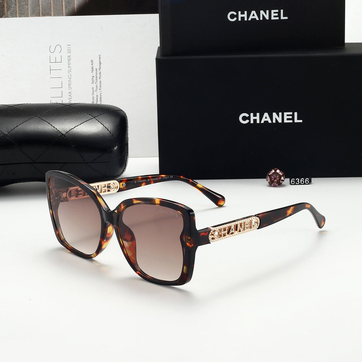 2026 New Women's UV Protection Sunglasses TR90 Frame 6366