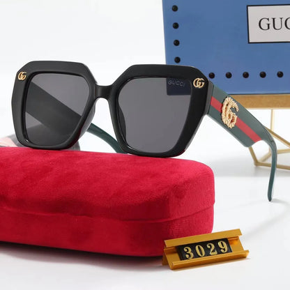 2026 Striped Frame Vintage Sunglasses