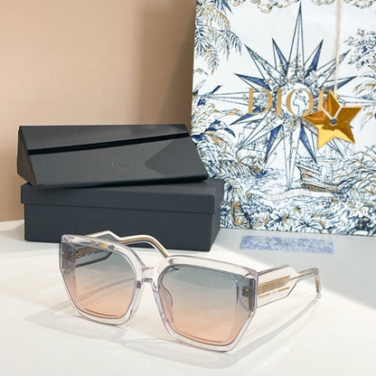 2026 New full frame transparent high value sunglasses