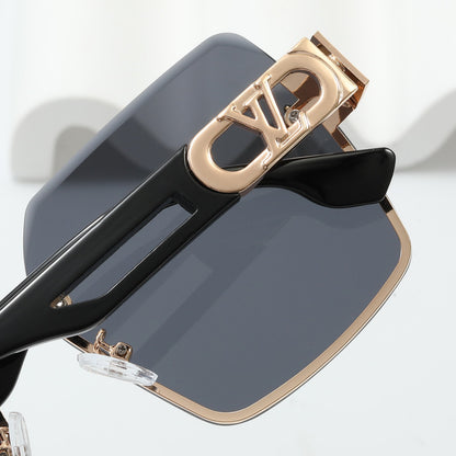 2026 6 Colors Fashion Square Frame Sunglasses 17521