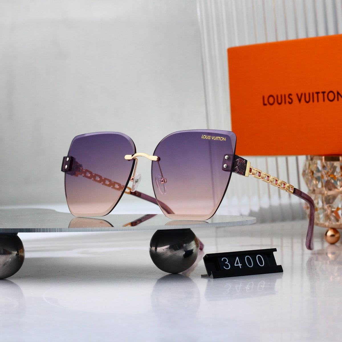 2025 New Frameless Metal Sunglasses