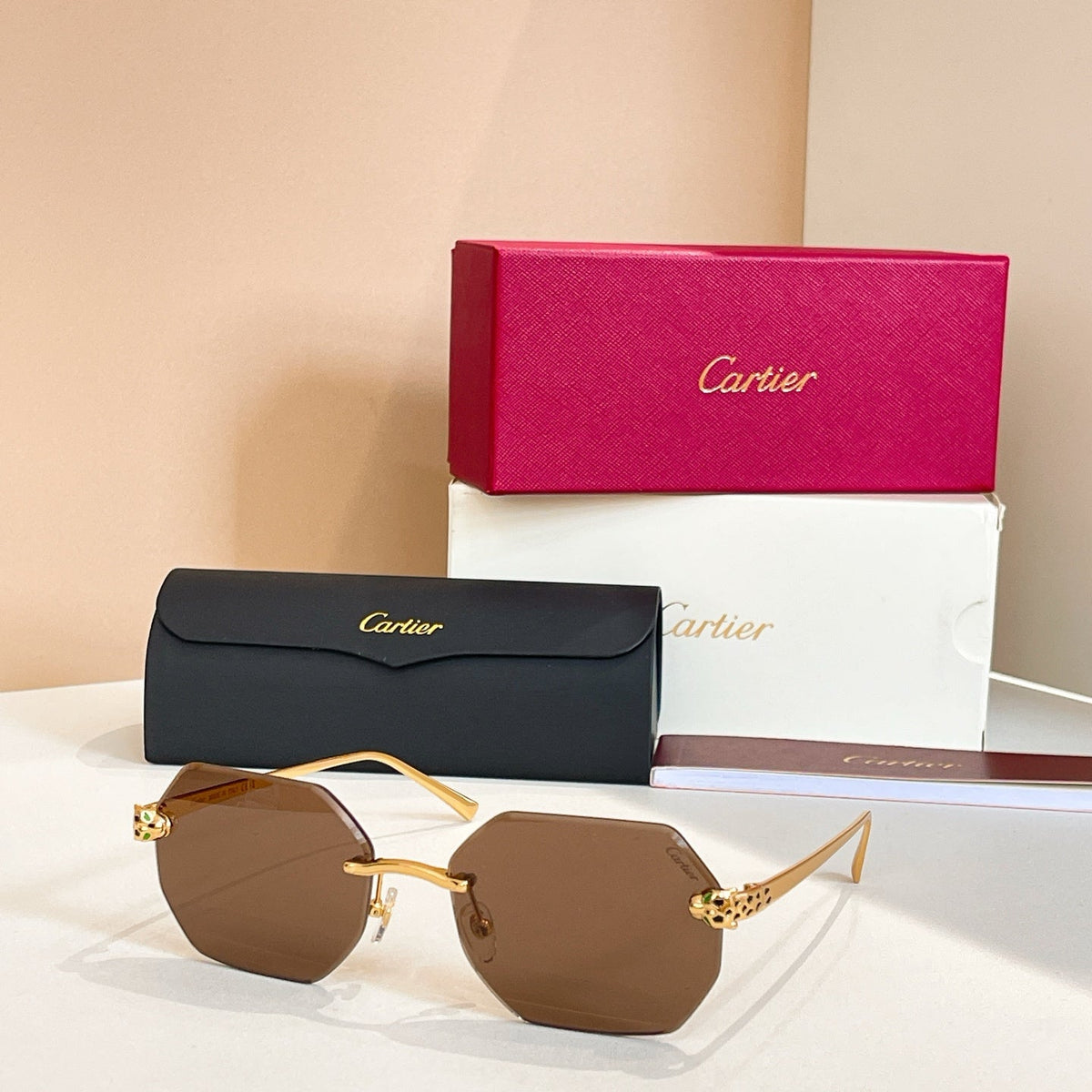 2026 Frameless two-tone sunglasses