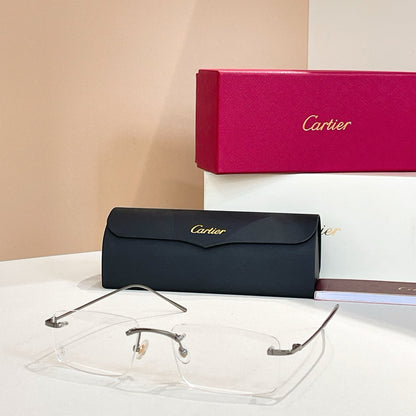 2026 New frameless square sunglasses