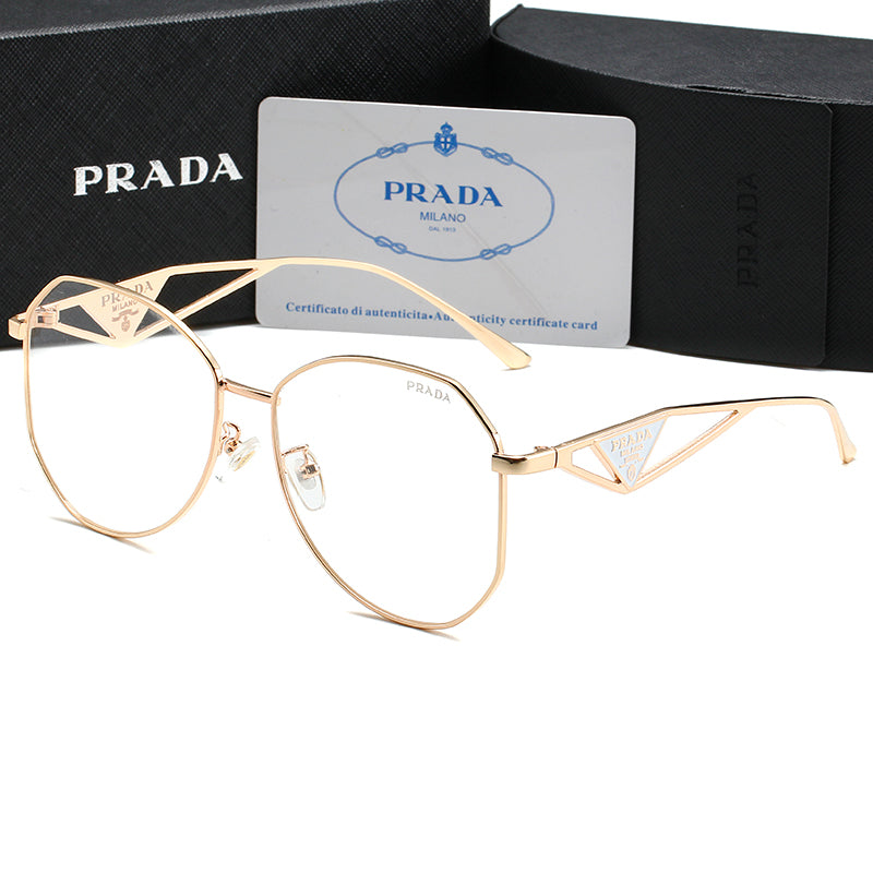2026 Unisex Triangle Logo Metal Sunglasses