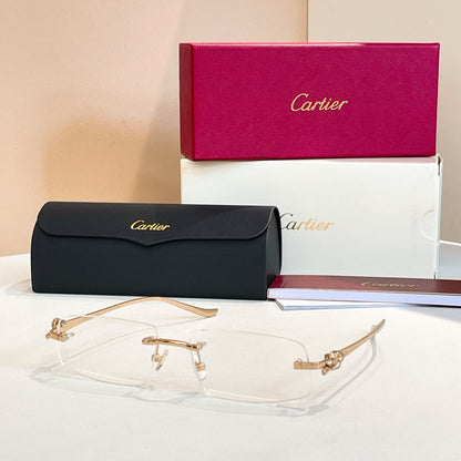 2026 Metal frameless sunglasses