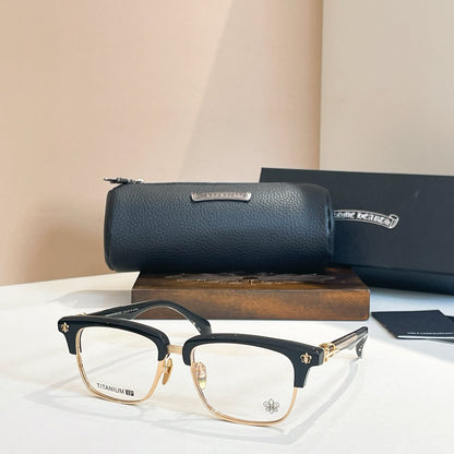 2026 Half frame transparent sunglasses