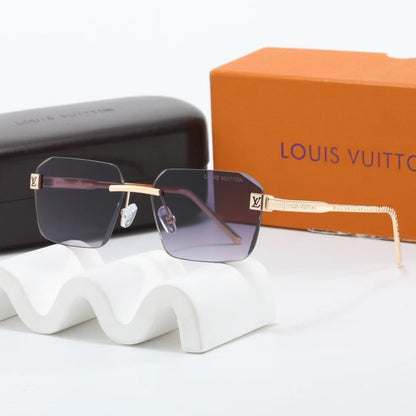2026 7 colors frameless new metal sunglasses