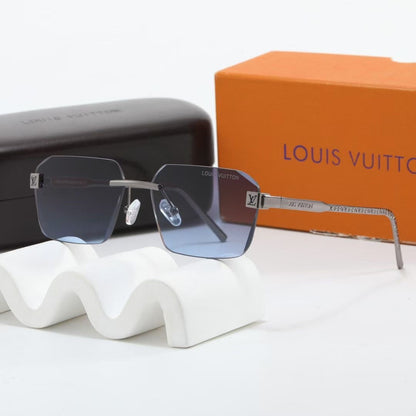 2026 7 colors frameless new metal sunglasses