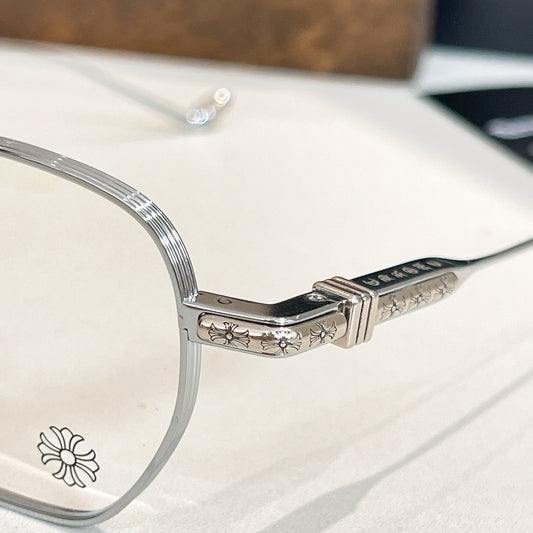 2026 New transparent metal sunglasses