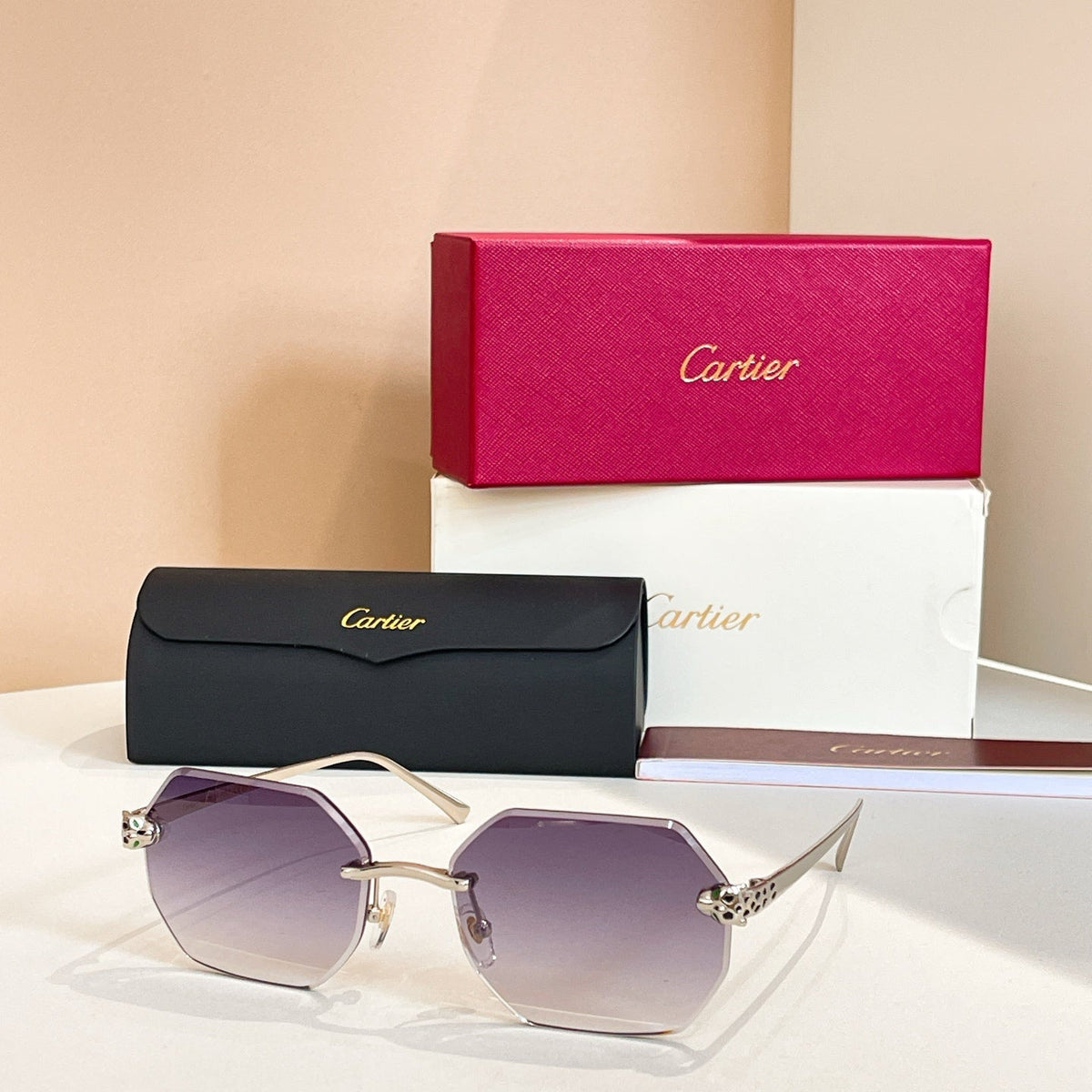 2026 Frameless two-tone sunglasses