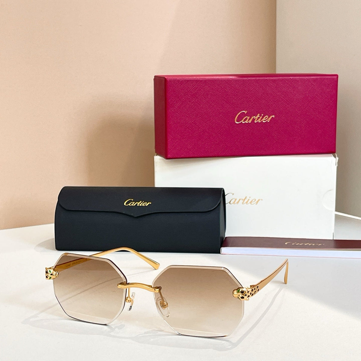 2026 Frameless two-tone sunglasses