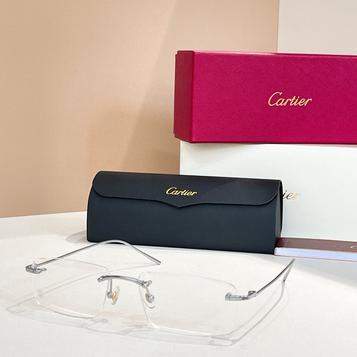 2026 New frameless square sunglasses