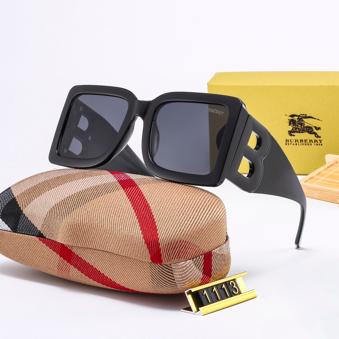 2026 Large Frame Metal B Sunglasses