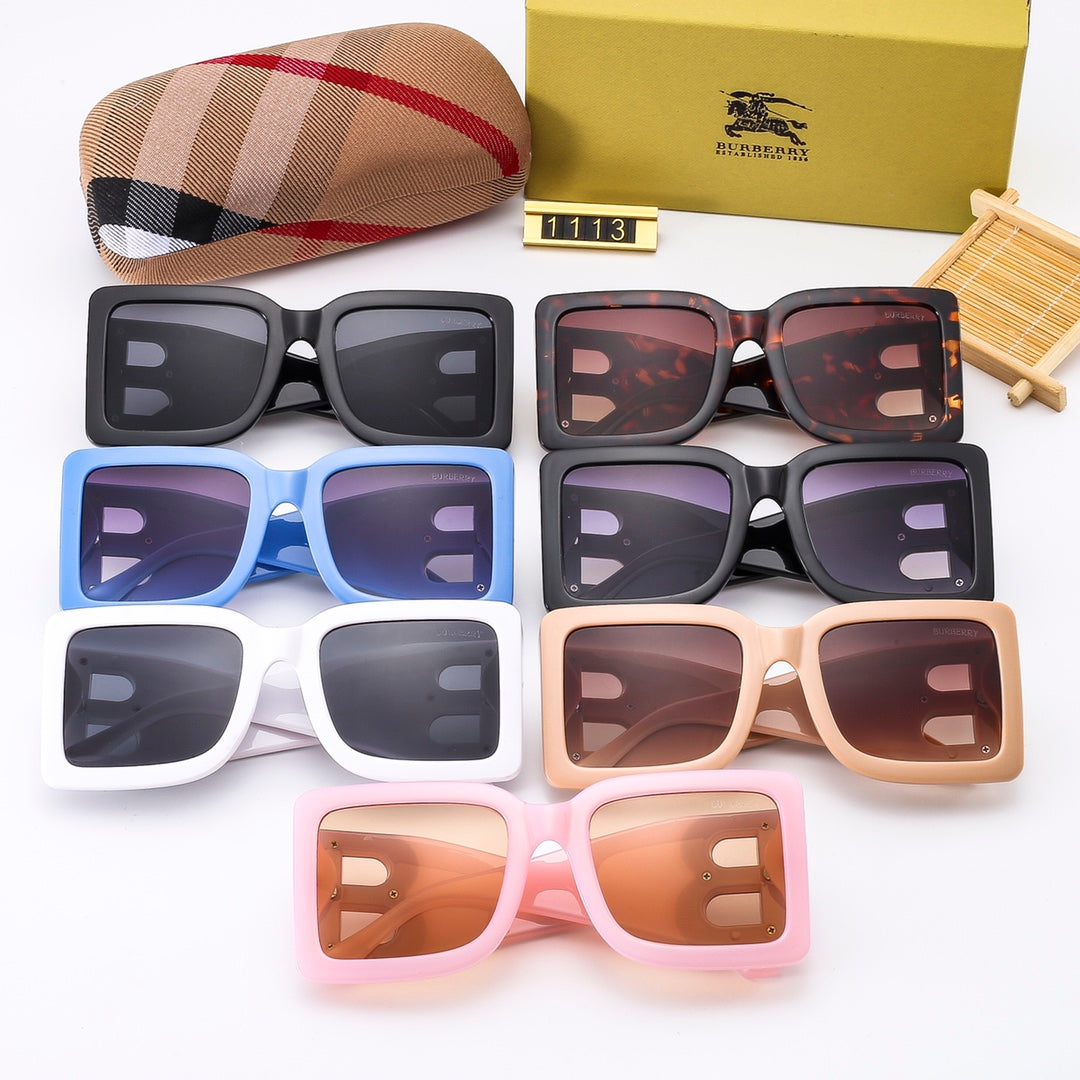 2026 Large Frame Metal B Sunglasses