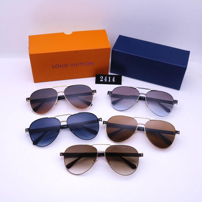 2026 Double Bridge Embossed Frame Sunglasses