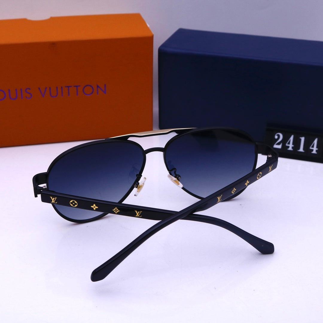 2026 Double Bridge Embossed Frame Sunglasses